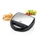 ACADO (Sandwichmaker) Schwarz/Edelstahl, Leistungsaufnahme 750 W , Antihaftbeschichtete Platten , Aut