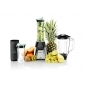 ACTIVMIX PREMIUM (Smoothie-Maker) Edelstahl/ Schwarz, Leistungsaufnahme 350 W , Mixbehälter 0,6 l , Gla