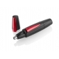 LUIS (Nasenhaarschneider) Schwarz / Rot, 1 Stück Batterien AA (nicht erhalten) , Integriertes Licht , G