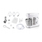 GRATUSSINO SMART (Küchenmaschine) Weiß, Leistungsaufnahme 800 W , Getriebe mit Metallausführung , Stu