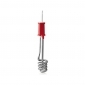 Reisetauchsieder Rot, Leistungsaufnahme 220V/300 W , Spiraldurchmesser 7 cm