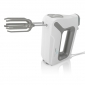 LENTO (5in1 Handmixer) Weiß/Grau, Leistungsaufnahme 600 W , DC Motor , 4 Geschwindigkeiten , ZUBEHÖR:2