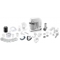 GRATUS KALIBRO (Küchenmaschine) Weiß, Leistungsaufnahme 1500 W , Ganzmetallausführung einschließlich
