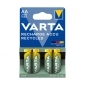 VARTA Akku NiMH, Mignon, AA, HR06, 1.2V/2100mAh Accu Recycled, Pre-charged, Retail Blister (4-Pack)