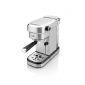 STRETTO (Espressomaschine) Edelstahl, Leistungsaufnahme: 1350 W , Zum Gebrauchmit gemahlenem Kaffee bes