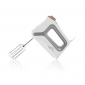 LENTO Basic (Handmixer) Weiß/Grau, Leistungsaufnahme 500 W , DC Motor , 4 Geschwindigkeiten , ZUBEHÖR: