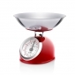 STORIO (Küchenwaage) Rot, Waage im Retro Style , MAX. KAPAZITÄT 5 kg , Messgenauigkeit ± 25 g, Abnehmba