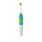 ZUBNICKA (Kinder Zahnbürste) Gelb/Blau, Batterie: 2x AAA , Rotierender Bürstenkopf mit 4500 Schwingunge