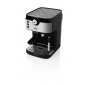 DELIZIO (Espressomaschine) Schwarz/Edelstahl, Leistungsaufnahme 1633 W , Pumpendruck 20 bar , Geeignet für ge