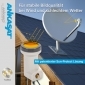 ANK PREMIUM UV LNB SINGLE LNC SUNPROTECT+, inkl. Wetterschutzkappe, inkl. 2x vergoldete F-Stecker