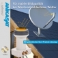 ANK PREMIUM UV LNB TWIN LNC SUNPROTECT+, inkl. Wetterschutzkappe, inkl. 4x vergoldete F-Stecker