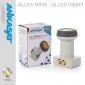 ANK PREMIUM UV LNB TWIN LNC SUNPROTECT+, inkl. Wetterschutzkappe, inkl. 4x vergoldete F-Stecker