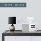 DAB 300 IR weiß, WLAN-Internet Radio mit DAB+ Empfang, Bluetooth, Wecker, USB, UPnP, Musik Streaming, 6,1 cm Farb-TFT-Display