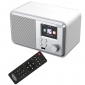 DAB 300 IR weiß, WLAN-Internet Radio mit DAB+ Empfang, Bluetooth, Wecker, USB, UPnP, Musik Streaming, 6,1 cm Farb-TFT-Display