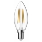 LED Lampe GP 078128 E14 B35 Kerze Filament 4,4W 1 Stück