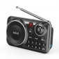 AKAI APR-500BK schwarz, tragbarer FM-Radio Audio Player