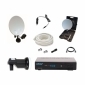 CAMP 1 im praktischen Koffer, 35 cm Spiegel, Single LNC, HD-Receiver ANK DSR 2100, 12V Kabel...