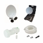 CAMP 3, Easyfind im praktischen Koffer, 35 cm Spiegel, Easyfind Single LNC, 10m Antennenkabel, Stecker