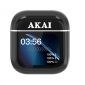 AKAI BTE-J600BK AENC, True Wireless In-Ear Kopfhörer mit ANC & Smart-Display