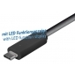 C517-1L, 1,0m, USB Typ C Stecker - USB 2.0 Typ Micro B Stecker