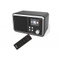 DAB 300 IR schwarz, WLAN-Internet Radio mit DAB+ Empfang, Bluetooth, Wecker, USB, UPnP, Musik Streaming, 6,1 cm Farb-TFT-Display