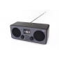 XORO DAB 600 IR V3, WLAN-Stereo-Internetradio, DAB+, Wecker, Wetter Station, USB, UPNP, Musik Streaming, 18W, 7.01-cm-Display