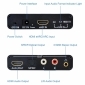 F-eARC-HDMI, 192Khz HDMI EARC ARC Audio-Extraktor EARC zu RCA Audio-Konverter Digital-zu-Analog-Adapter für DTS Dolby Atmos AC3