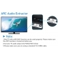 F-eARC-HDMI, 192Khz HDMI EARC ARC Audio-Extraktor EARC zu RCA Audio-Konverter Digital-zu-Analog-Adapter für DTS Dolby Atmos AC3
