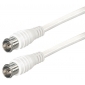 FQ5WS, 5,0m, Quick F-Stecker gerade - Quick F-Stecker gerade