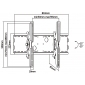 H10-4SL, für Bildschirme 37" - 70" (94 - 178 cm), Belastung bis 75 kg