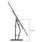 H27-2XL, für Bildschirme 42" - 80" (107 - 203 cm), Belastung bis 50 kg, Wandabstand: 83 - 910 mm