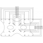 HA4L, VESA-Adapter, adaptiert VESA 50 / 75 / 100 / 200 auf bis zu VESA 400 x 200