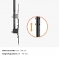 HD9L, 23" - 55" (58 - 140 cm), Belastung bis 35 kg, für Flach- oder Schrägdecke geeignet