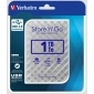 Verbatim - Festplatte 1TB, USB 3.0 2,5", silber, Store ´n´ Go, Gen 2, 3D Optik, Software, Retail Blister