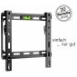 HEG1L, TV Wandhalterung, 13" - 43" (33 - 109 cm), Belastung bis 45 kg, Wandabstand 22mm, offenes Design