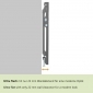 HEG2L, TV Wandhalterung neigbar, 13" - 43" (33 - 109 cm), Belastung bis 45 kg, neigen, flacher Wandabstand