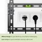 HEG2L, TV Wandhalterung neigbar, 13" - 43" (33 - 109 cm), Belastung bis 45 kg, neigen, flacher Wandabstand
