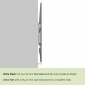 HEG3L, TV Wandhalterung, 32" - 75" (81 - 191 cm), Belastung bis 45 kg, Wandabstand 22 mm, offenes Design