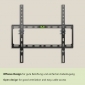 HEG4L, TV Wandhalterung neigbar, 32" - 75" (81 - 191 cm), Belastung bis 45 kg, neigbar, ultraflacher Wandabstand