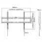 HF1-3L, für Bildschirme 37" - 70" (94 - 178 cm), Belastung bis 35 kg