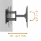 HF23L, für Bildschirme 37" - 90" (94 - 229 cm), TV Wandhalterung schwenkbar für XXL Fernseher, bis 75 kg, schwenkbar, neigbar,