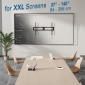 HF5L, TV Wandhalterung für XXL TV, Für Bildschirme 37" - 140" (94 - 356 cm), bis zu 125 kg
