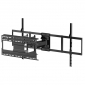 HF7L, TV Wandhalterung schwenkbar für XXL Fernseher, 60" - 140" (152 - 356 cm), bis 125 kg, schwenkbar, neigbar, horizontal anpa
