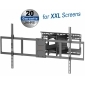 HF7L, TV Wandhalterung schwenkbar für XXL Fernseher, 60" - 140" (152 - 356 cm), bis 125 kg, schwenkbar, neigbar, horizontal anpa