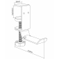 HK4L, Klemmbarer Universal Kopfhörerhalter