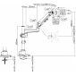 HL51-1L, Vollbeweglicher Tischhalter für Flachbildschirme, für Flachbildschirme 17"-32" (43-81 cm), Belastung 1-9 kg, mit Gasdru