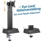 HL66-1L, Monitor Halterung mit Eye Level Höhenverstellung, für Bildschirme 17" - 32"