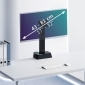 HL66-1L, Monitor Halterung mit Eye Level Höhenverstellung, für Bildschirme 17" - 32"