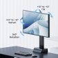HL66-1L, Monitor Halterung mit Eye Level Höhenverstellung, für Bildschirme 17" - 32"