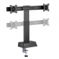 HL66-2L, Monitor Halterung für 2 Monitore mit Eye Level Höhenverstellung, für Bildschirme 17" - 27"